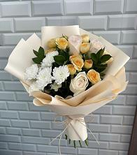 Букет цветов из:  Розы и Хризантемы в Андреевской Ростовской области