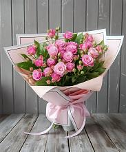 Букет Розовый кустик в Андреевской Ростовской области