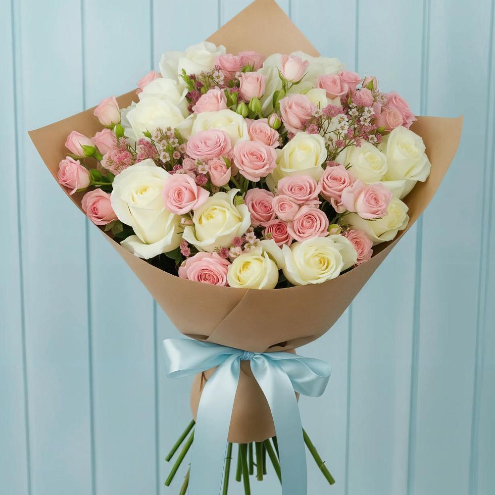 Букет цветов из: Розы в Андреевской Ростовской области