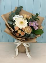 Букет цветов из:  Герберы и Хризантемы в Андреевской Ростовской области