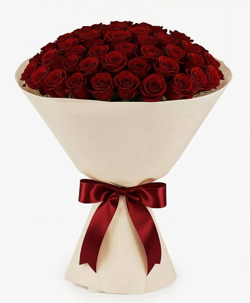 Букет 101 Бордовая роза Блэк Бакарра в Андреевской Ростовской области